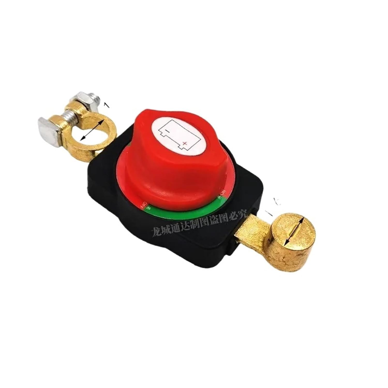 Top Post Battery Disconnect Switch 12V/24V Battery Switch Disconnect Power Cut Shut Off Car RV Boat(Pure Copper 1 pc)