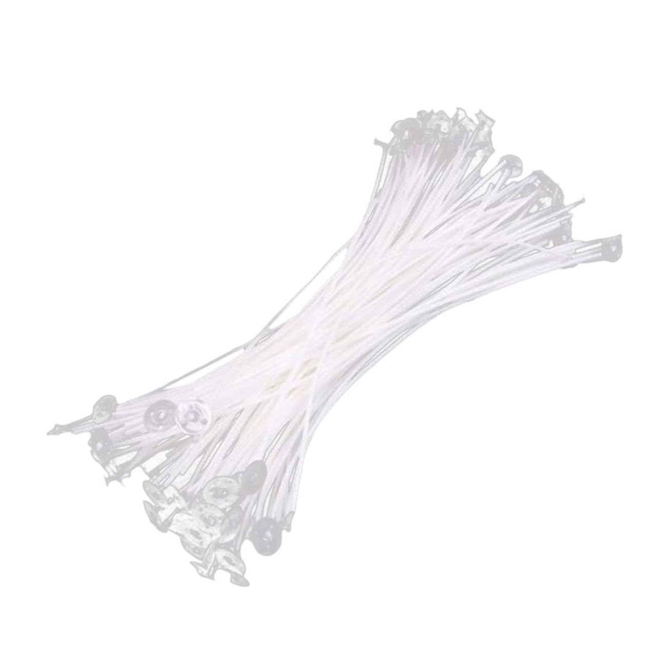 VILLCASE DIY Candlewick Core 100 Pack 15cm Long Pure Cotton Pre-Waxed for Burns