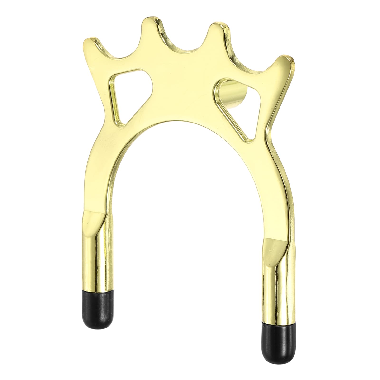 YELARXI Billiard Bridge Head, High Fork Pool Cue Stick Bridge Screw-on Metal Cue Rests Billiard Accessories with Rubber Sleeve Gold & 3.5" H -Fitting For(Pool Table/Home/Club)