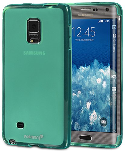 Galaxy Note Edge Case - Fosmon [DURA FROST] Smooth Durable & Flexible SLIM-Fit Cover for Samsung Galaxy Note Edge (Teal)