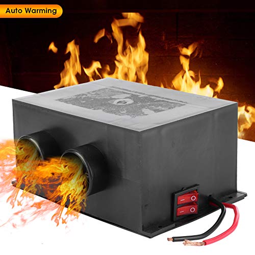 12V 600W Autoheizung Auto Heizluefter, Winterschnelle Heizung Wärmer, Universal Autoheizung 2-Loch tragbar Winter schnell Heizung wärmer Frost geräuschlos entfernen, 12v Car Heater