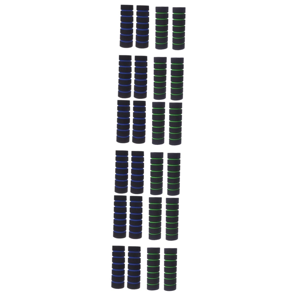 Sosoport 3 Set di estremità Ergonomiche per Manubrio Bici Copertura Antiscivolo per Ciclismo su Strada Impugnatura in Spugna Antipioggia Robuste 12 Paia*3