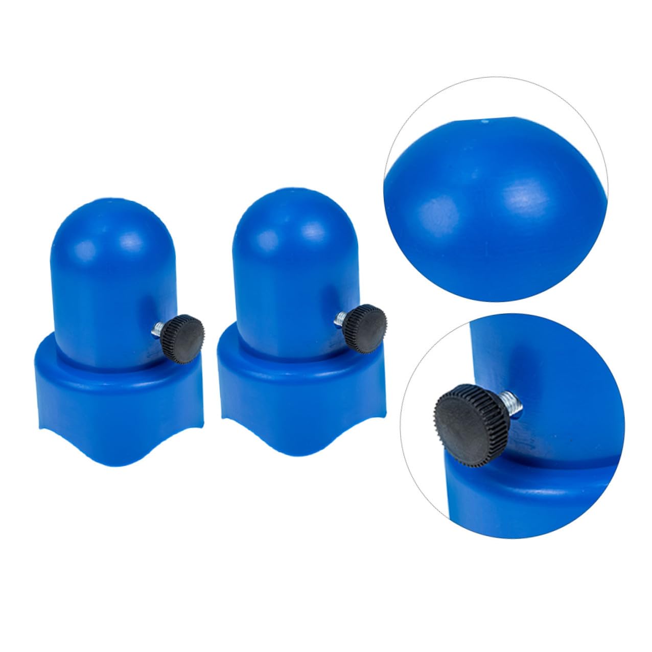iplusmile Tapa de Repuesto para Trampolín Azul 20 Piezas de Plástico