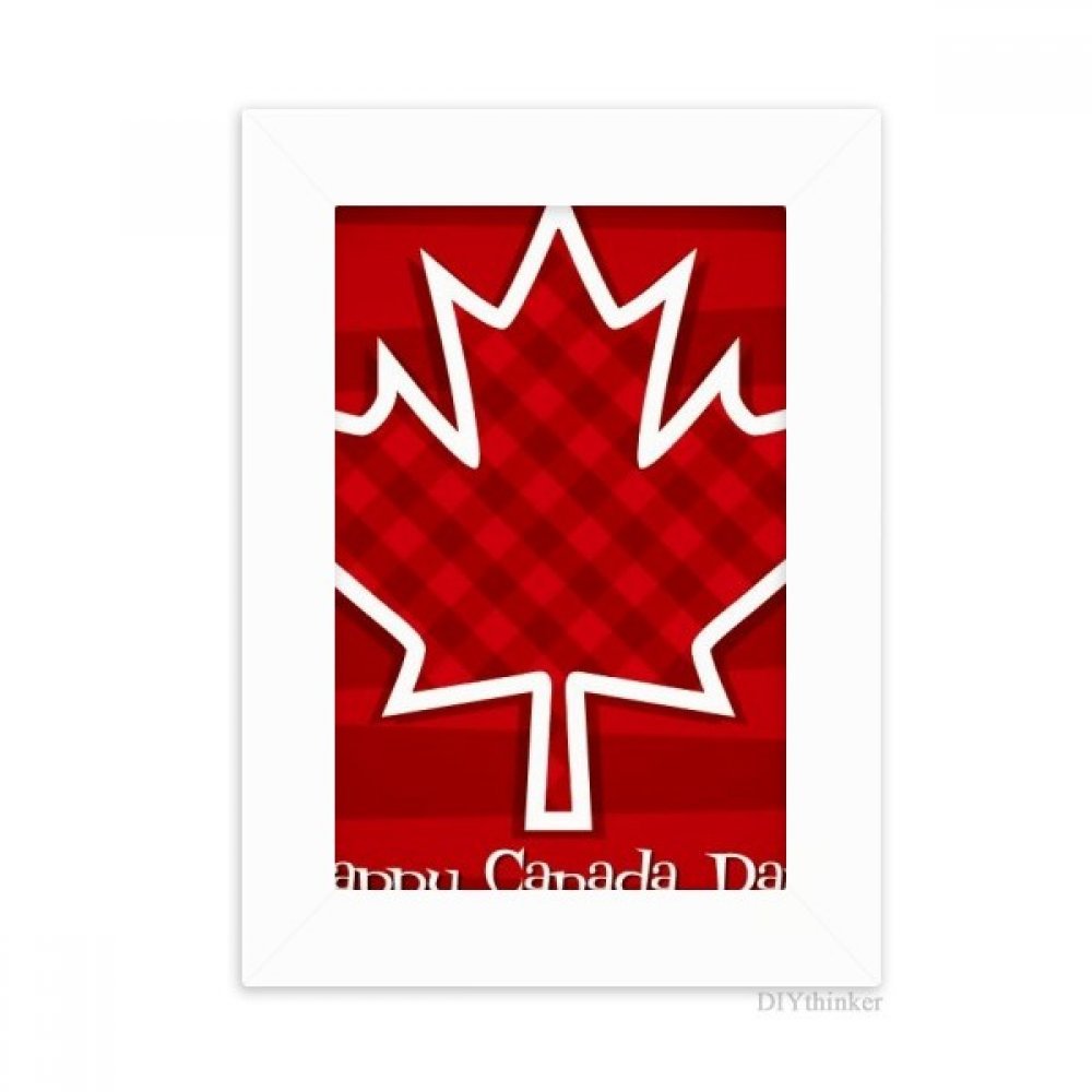 Cadre photo Canada Day 4 Juillet décoration bureau feuille érable 5x7