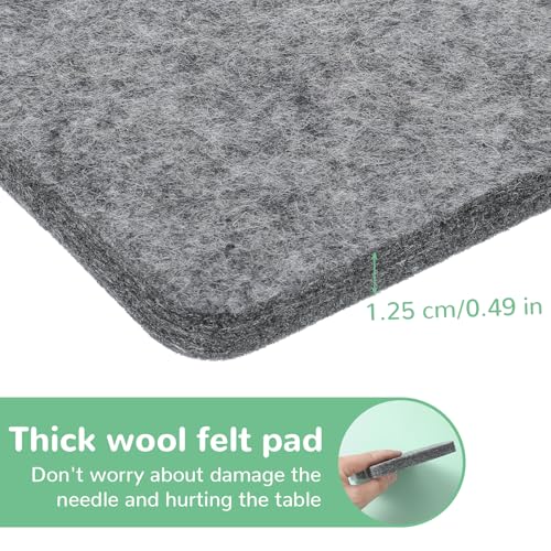Image of Aeaocvo Needle Felting Pad, 4x6 in Needle Felting Mat, Gray Sponge Pad for Any Wool Felt Supplies