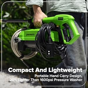 Greenworks 1700 PSI (1.2 GPM) Electric Pressure Washer — photo 6 of 6