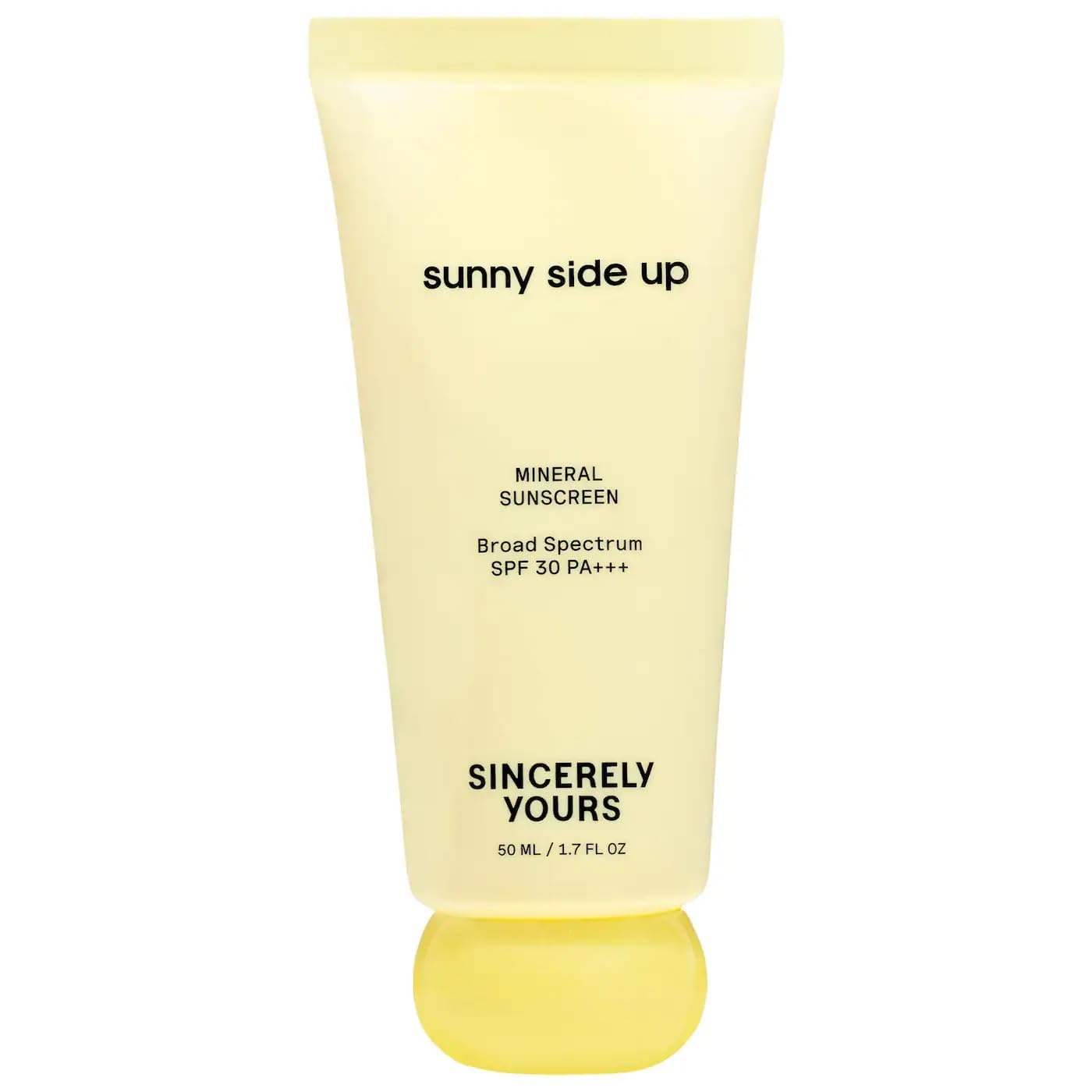 Sincerely Yours Sunny Side Up Hydrating Mineral Sunscreen – Broad Spectrum SPF 30 – 1.7 fl oz / 50 mL