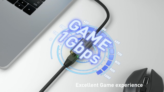 USB C To Ethernet Cable 15FT, Type C To RJ45 Cord, Directly