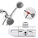 1/2 Inch Three-Way Shower Head Diverter Mount Shower Arm Switch Fix Bracket for Home Shower Bath Bathroom Tools #25 - (Color: Silver )