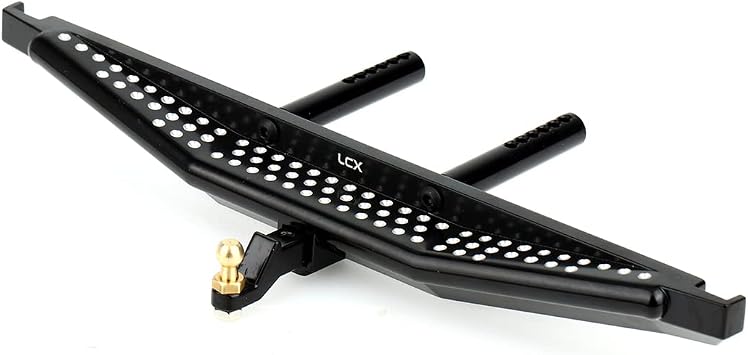 LCX Racing 1/10th RC Crawler Car Alloy Rear Bumper for TRX4 Axial SCX10 II 90046, Upgrades Parts Accessories