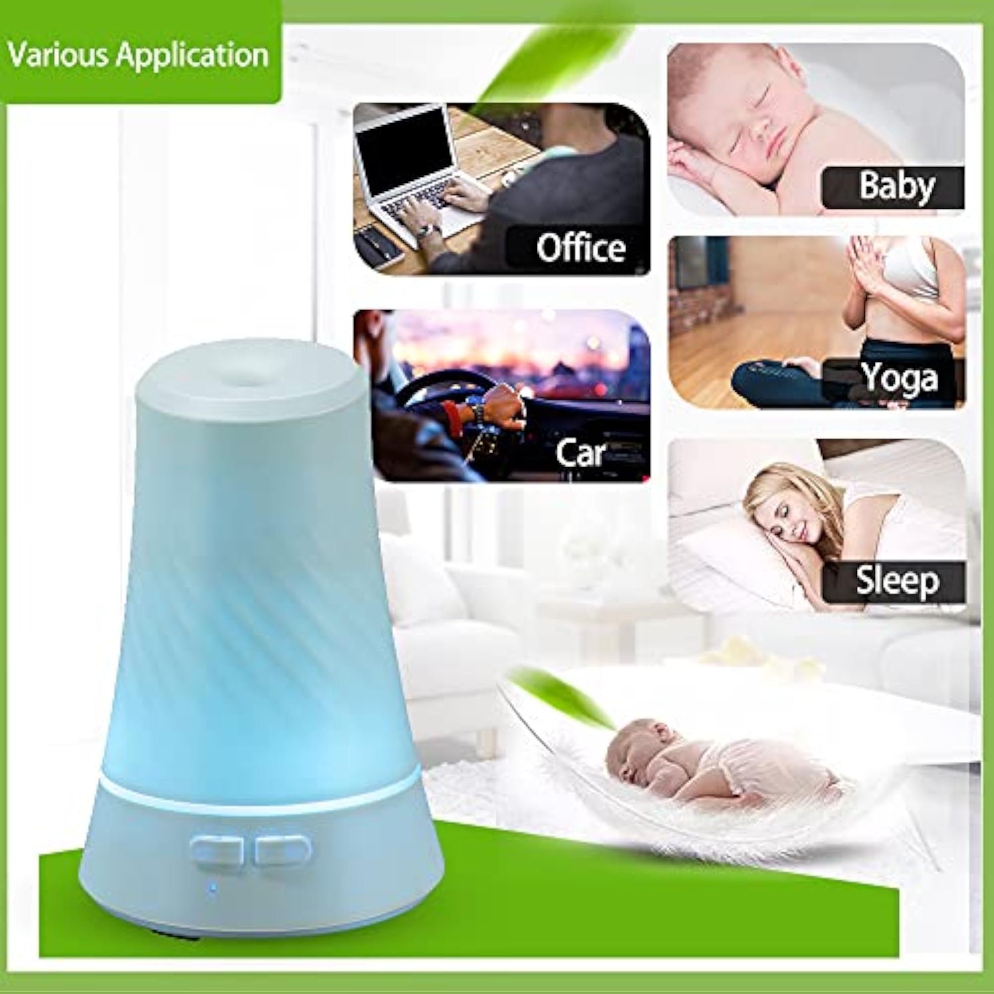 3NH 100ml Mini Mist Humidifier for Travel and Office