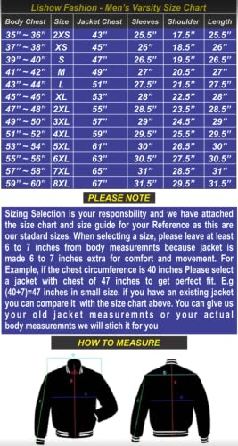 Varsity Jacket Baseball Letterman Bomber Wool & Light Cream Genuine leather Sleeves With Yellow Gold Stripe3