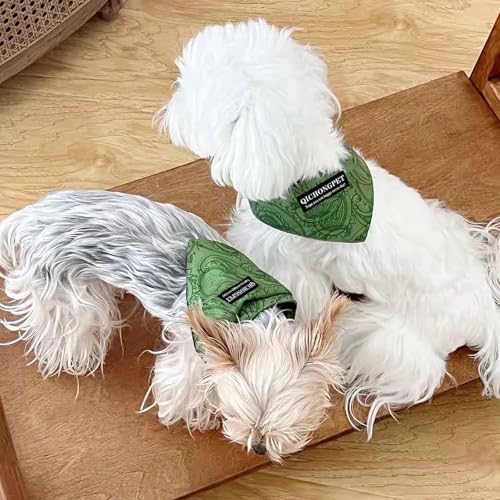 Hunde Dreiecks Halstuch, Kopftücher Hundehalstuch Dreieckstuch, Dreieckstuch Halsdreiecke Hundehalstcher, Einstellbare Hund Halstuch, für kleine und mittelgroße Hunde und Katzen