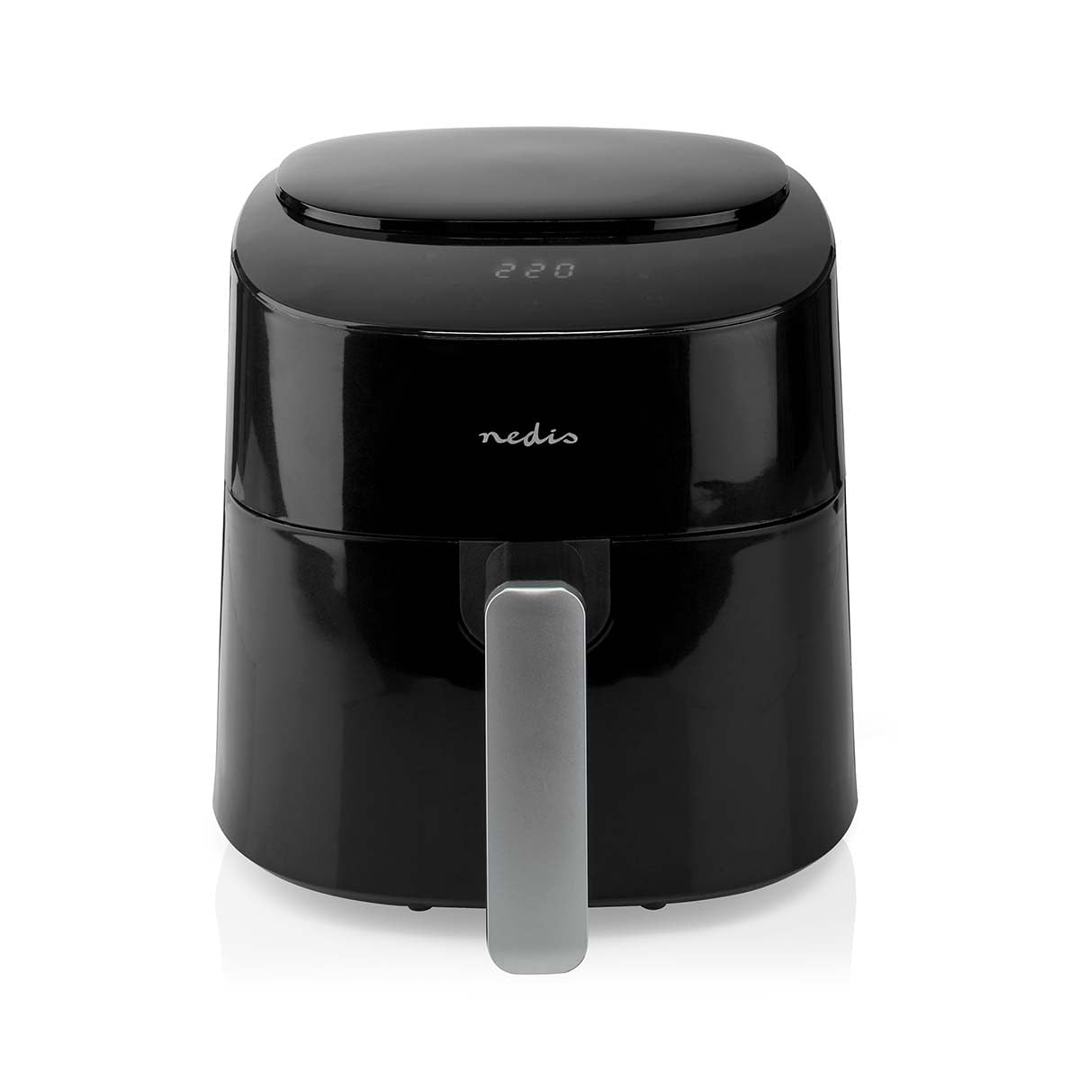 Nedis KAAF160BK - Friggitrice ad aria calda - 4,2 l - Timer: 240 min - 8 programmi - Display digitale - Controlli touch - Nero