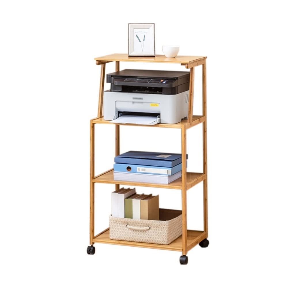 Chariot de rangement pour imprimante et documents idéal pour un coin télétravail ordonné