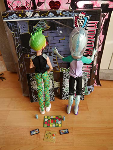 Monster High Mansters 2-pack Gil Webber y Deuce Gorgon miniatura 5
