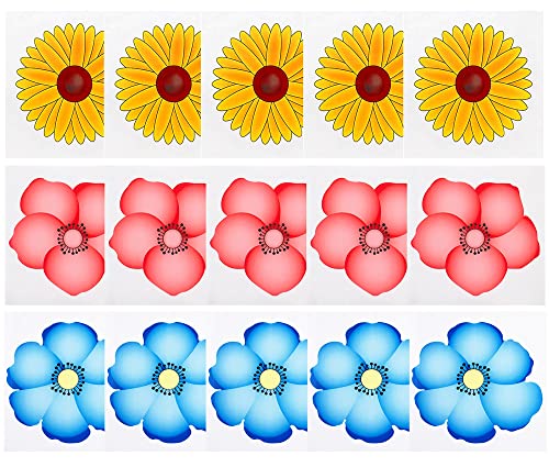 30 Pegatinas para Asesinos de Moscas de Girasol, Atrapador de Moscas de Frutas para Interiores, trampas de Papel para Moscas en Interiores para Uso doméstico, sin olores, sin daños