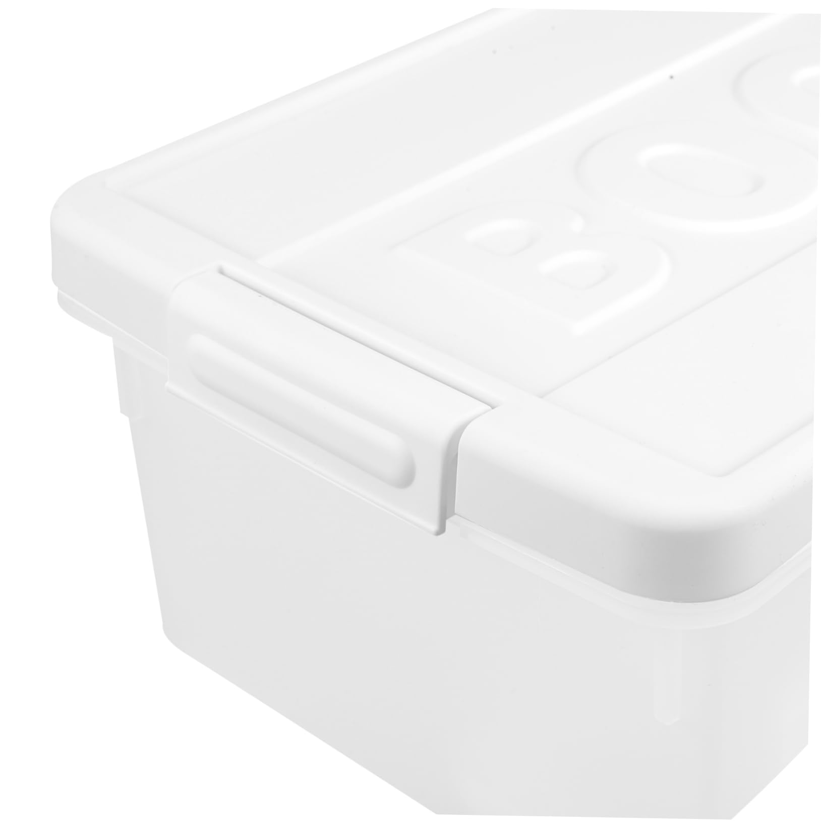 Abaodam Scatole Portaoggetti Decorative Divisori Regolabili Libri e Organizer Portatile in Plastica con Coperchio Grande Capacità per Ufficio e Casa