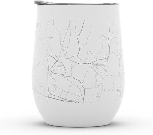 Vista 522 de Well Told Lexington Kentucky Map - Vaso de vino aislado con grabado de mapa de Kentucky, taza de acero inoxidable grabada (12 onzas, verde domingo)