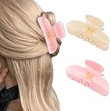 CURASA Elegant Letter Hair Claw Clips for Women Girls Cute Hair Clips Stuff Gifts for Teenage Girls Accessories for Teens