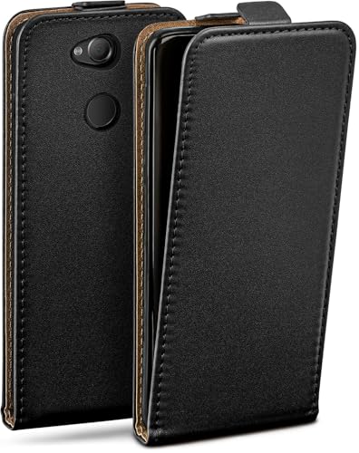 moex Étui de protection à rabat pour Sony Xperia XA2 Ultra - Avec protection à 360° - Avec film...