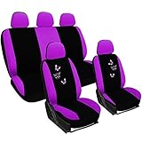 Die Rückseite der Vordersitze werden vollständig verdeckt