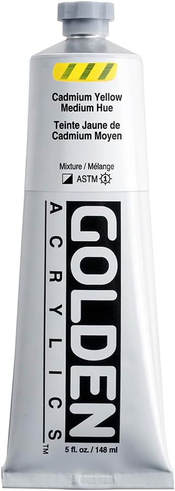 Golden Heavy Body Acrylic - Cadmium Yellow Medium Hue - 5 oz Tube