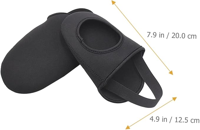 Cubrezapatos ciclismo cortos negros para exterior miniatura 6