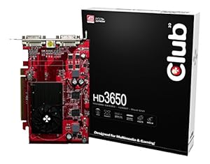Club 3D ATI Radeon HD3650 Grafikkarte (PCI-Express, 1GB GDDR2 Speicher, Dual DVI, 1 GPU)