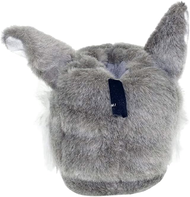 Happy Feet Slippers Gray Wolf Animal Slippers for Adults and Kids, Cozy and Comfortable, As Seen on Shark Tank (X-Small) - Image 4