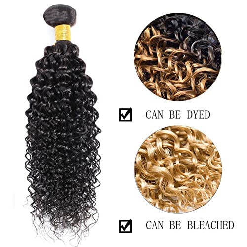 Tomyeus Piacini Umani Ricci Pieni Intrecciati 1 Pcs Bundle Di Capelli Vergini Brasiliani Con Colore Naturale, 8-40 Pollici Estensioni Di Capelli Ricci Virgin Non Trasformati - 3