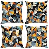 ✦✦✦ HOUSSES DE COUSSIN DE QUALITÉ ✦✦✦ : Fabriquées en tissu polyester de haute qualité, épais et texturé, doux et lisse au toucher, procurant une sensation de confort et de chaleur, adapté aux enfants et aux animaux domestiques.