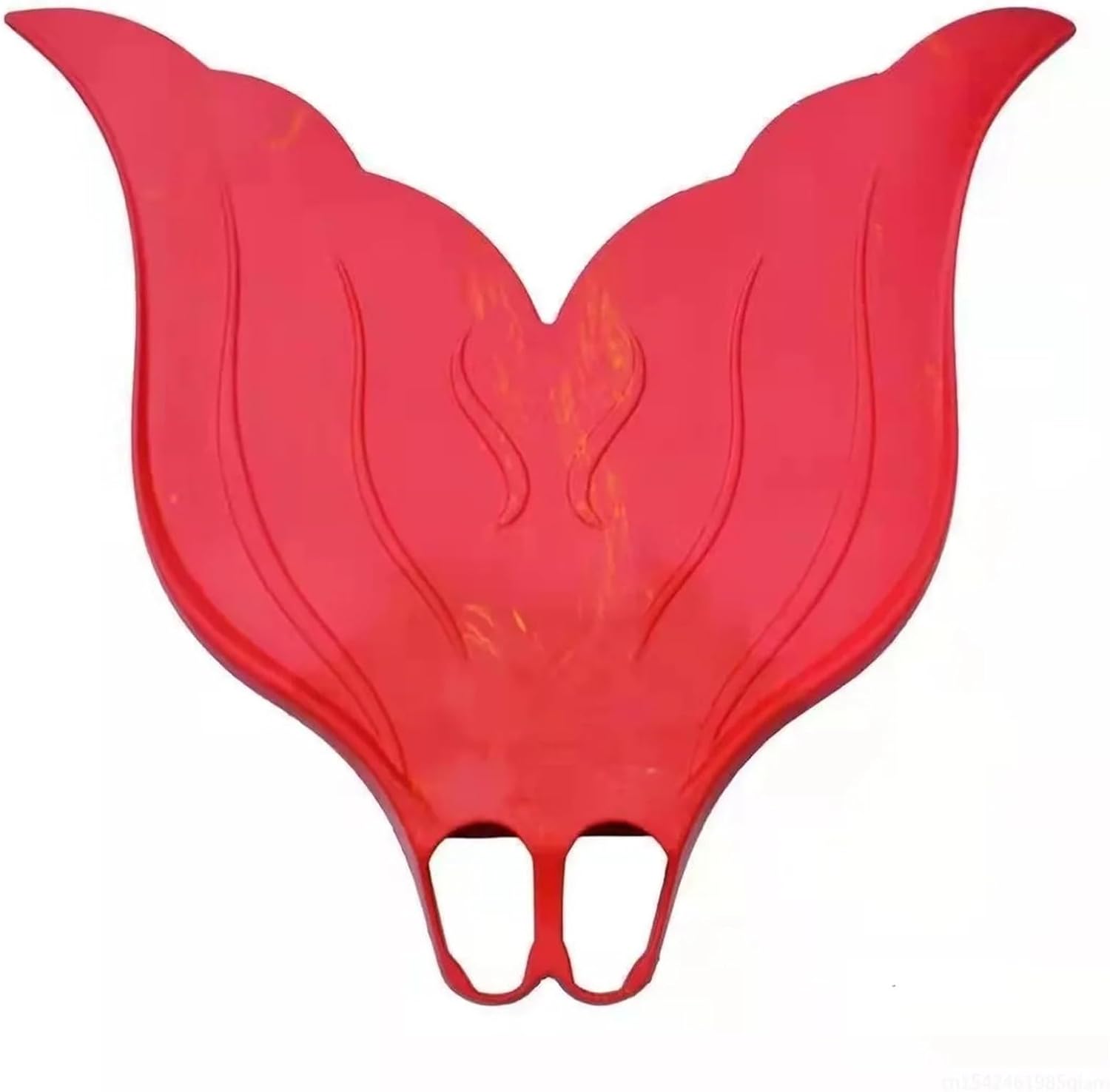 Swim Training Fins Adult Children Professional Mermaid Fins Water Sports Training Swimming Soft Rubber Large Monofin Kid Foot Flipper Swim Shoes(Black,37-39)