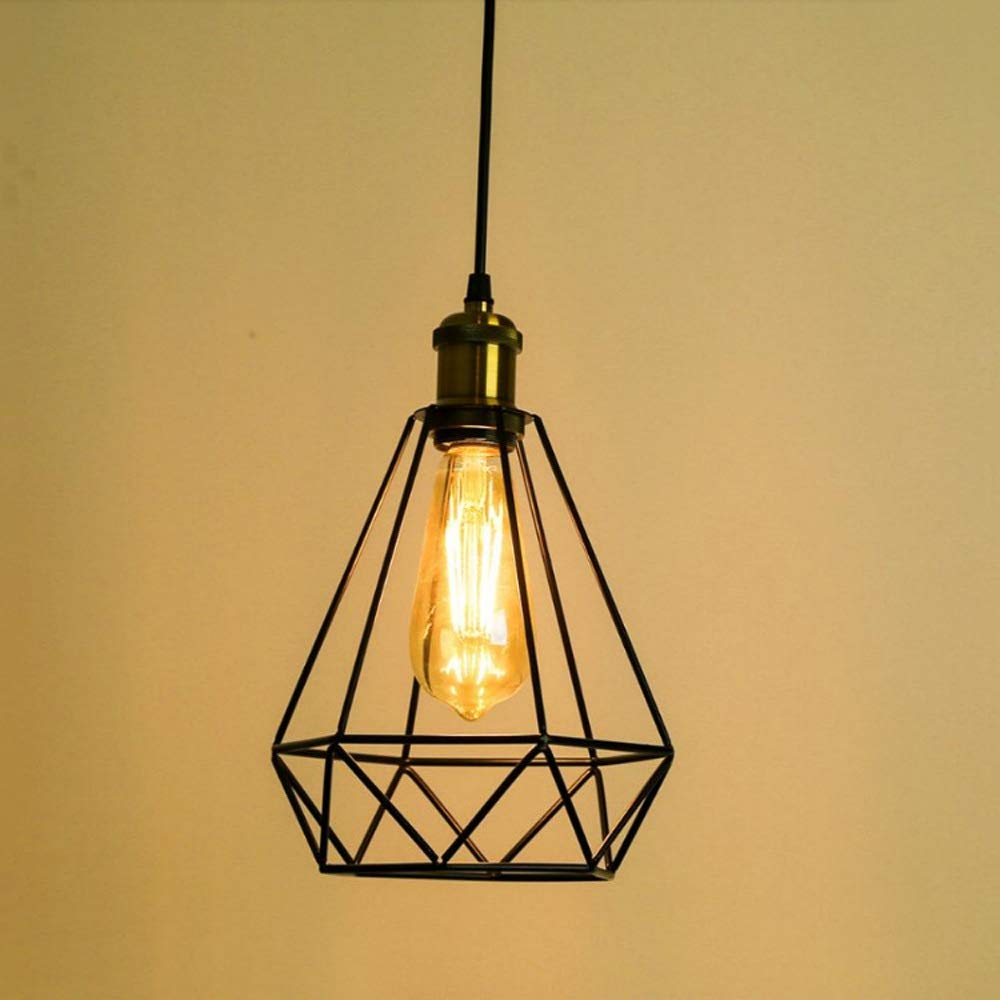 Lámpara de alambre para iluminar la isla de la cocina y el comedor 8