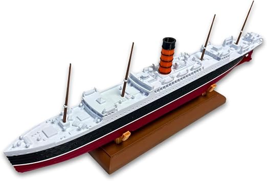 RMS Carpathia Model Ship 1 Ft Long Assembled Titanic Toys For Kids, Historically Accurate Titanic Toy, Titanic Ship, Titanic Cake Topper, Titanic Figurine, Removalble Stand Included