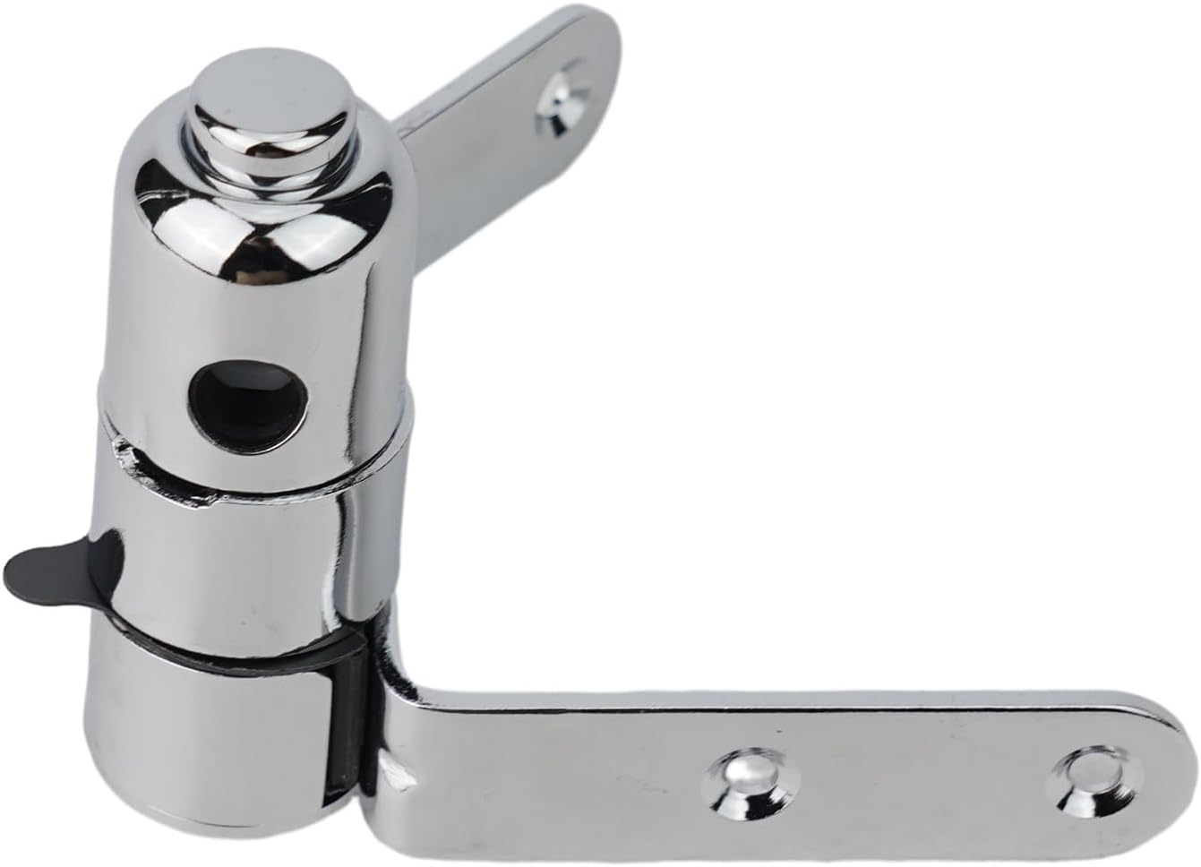 Stainless Steel Slow Close Toilet Seat Hinge Two Button Quick Release Universal Replacement Parts foe Flip Top Lid Damping 1.0-2.0N M Torque Anti Shock Noise Reduction Easy Install Hardware Kit