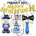 Happy Father's Day Balloons Set with Happy Father's Day Balloon and Bow Tie Suit Hat & Dad Standing Balloon for Father’s Day Party Birthday Decorations Supplies