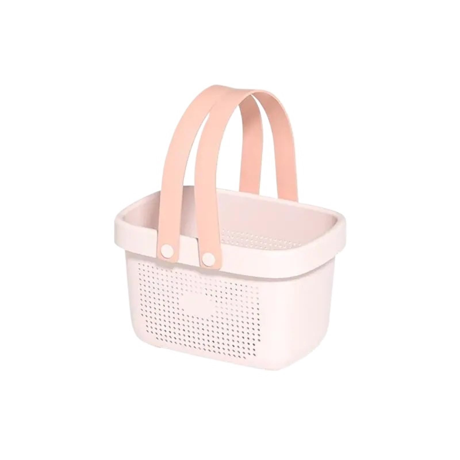 XVDRFSD Shower Caddy Portable Storage Basket With Handle Portable Shower Caddy For Bathroom Kitchen Dorm Room Bedroom(Pink)