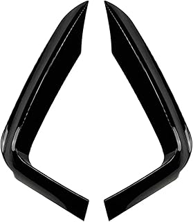 Car Front Bumper Canards Splitter Spoiler Cover Fog Light Trim Stickers Compatible with BMW 4 Series F32 F33 F36 M Sport 2014 2015~2020(Black L)
