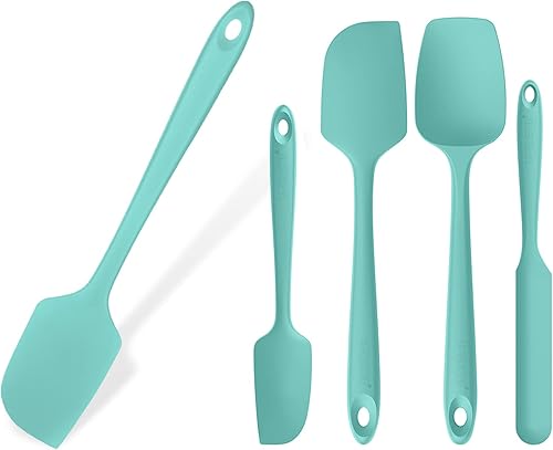 U-Taste Espátula de silicona flexible extra grande de 14 pulgadas con resistencia al calor de 600 F y espátula de silicona mejorada de 600 F de alta