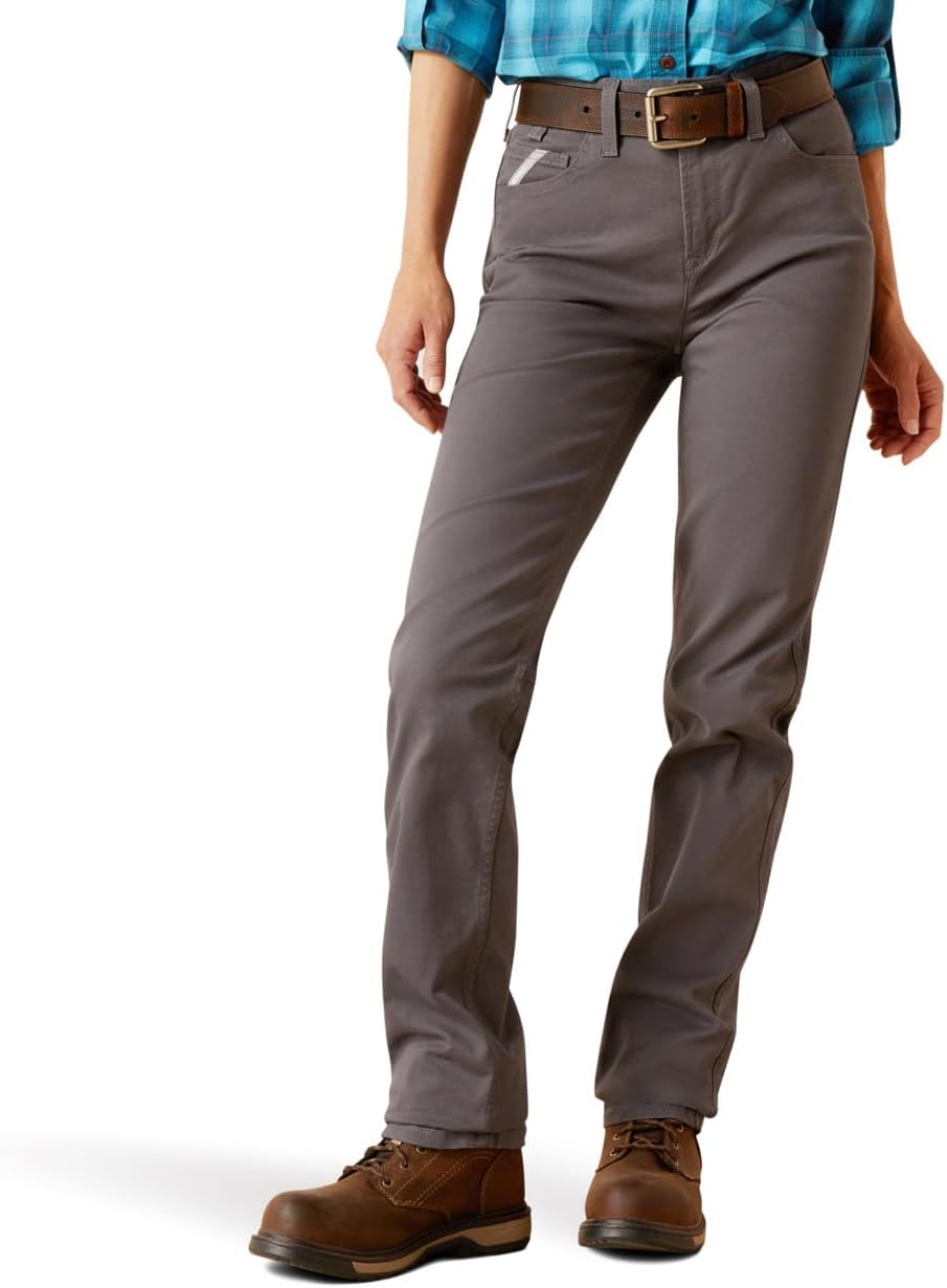 Ariat Womens Rebar Perfect Rise Made Tough Straight Pant