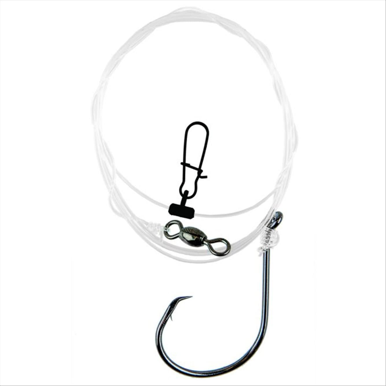 Crochet Cercle Eagle Claw Lazer Sharp rig de pêche bar rayé surfcasting - 2