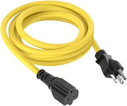 10-Ft Nema 5-20P Extension Cord 12AWG 125V 20 Amp Nema 5-20 Extension Cable