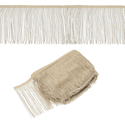 Franges beige clair 10 verges pour rideaux et deco PATIKIL - 2
