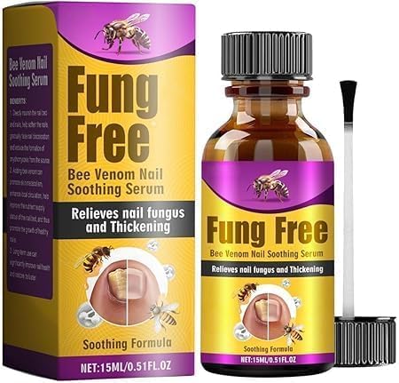 Generic Bee Venom Nail Treatment Serum - Fast-Acting Anti-Fungal Nail Fungal Nail Treatment and Repair for Fingernails and Toenails