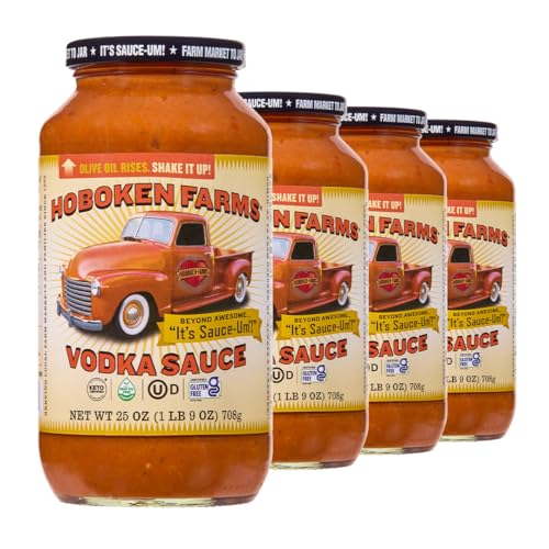 Hoboken Farms Vodka Sauce – No Sugar Added, Non-GMO, Preservative-Free,