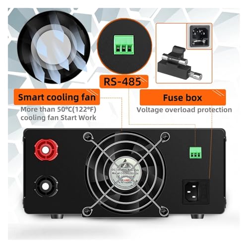 Alimentation de laboratoire réglable CC 120V 10A haute puissance avec interface RS485