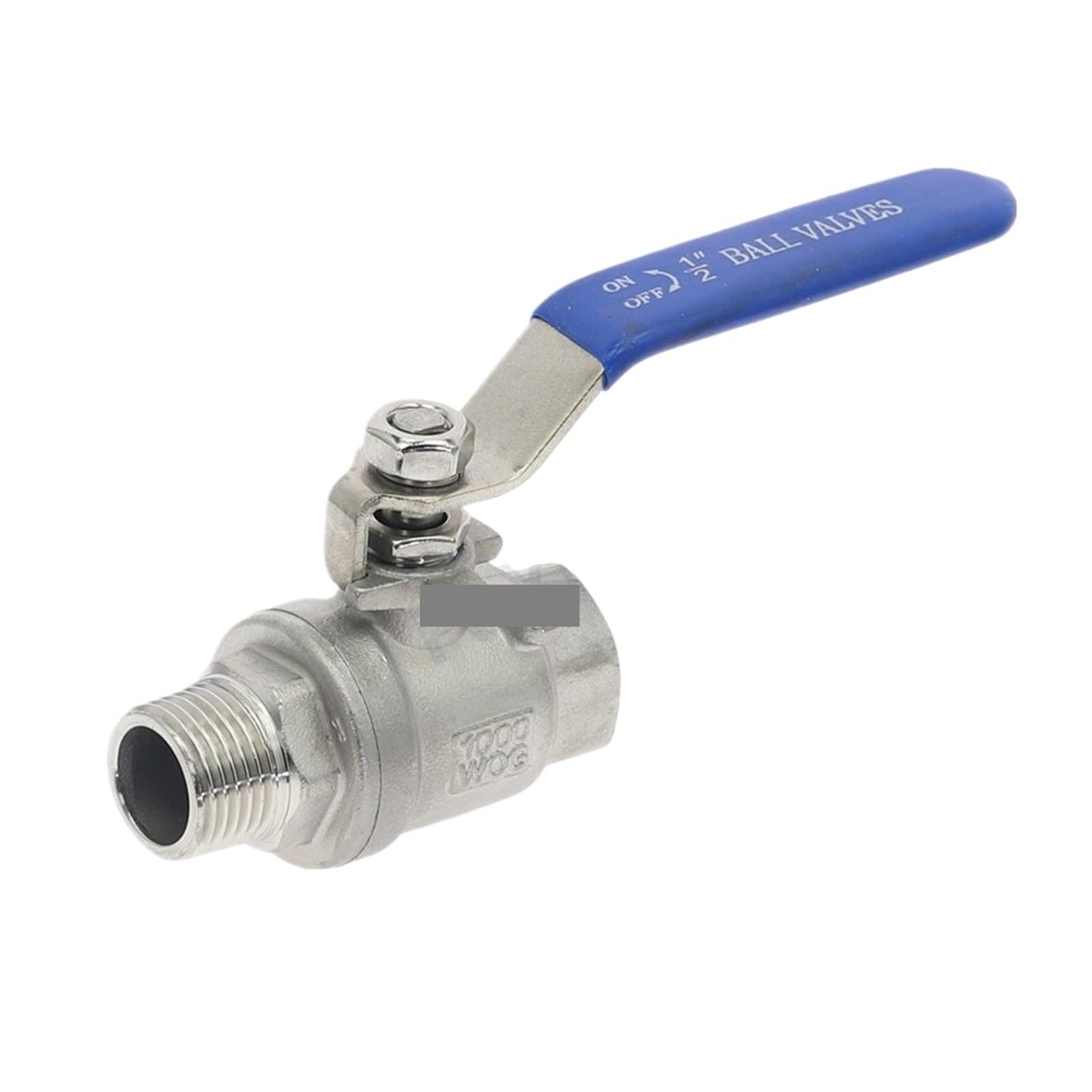 Vanne à bille inox 304 femelle mâle connecteur joint tuyau raccord fileté DN15