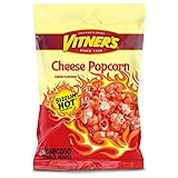 Vitner's Sizzlin' Hot Cheese Popcorn - Chicago Snack House - 4 oz. Bags (8)