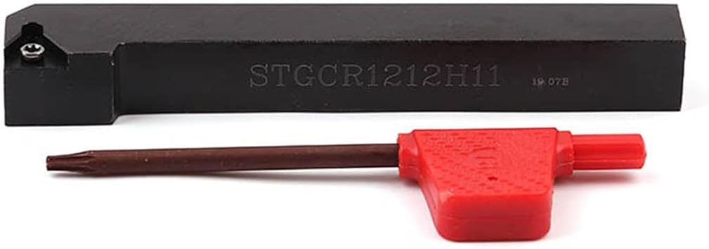 CNC Lathe Tool Holder, STGCR/L STGCR1212H11 STGCR1616H16 STGCR2525M16 Metal Lathe Cutting Tools External Lathe Tool Holder For TCMT11/16 Carbide Inserts  Angle STGCR , Shank Diameter 1212H11